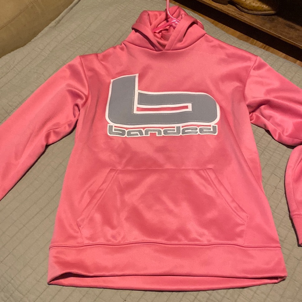Banded duck gear womens hoodie Large